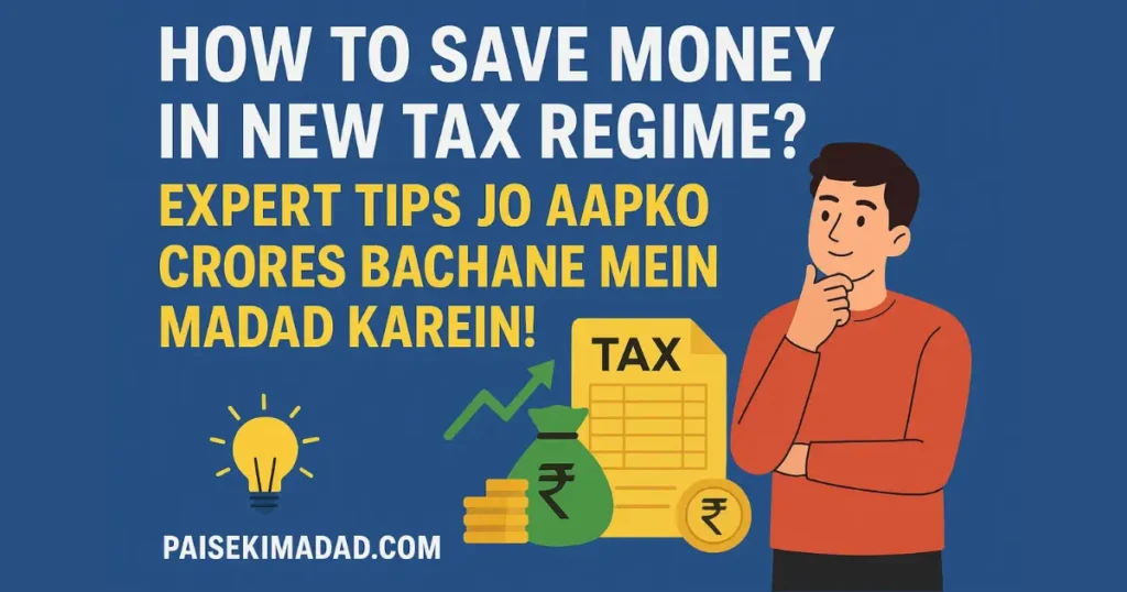 How to save money in new tax regime