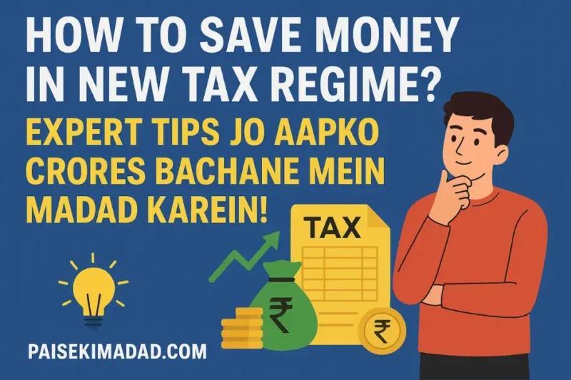 How to Save Money in New Tax Regime? Expert Saving Tips