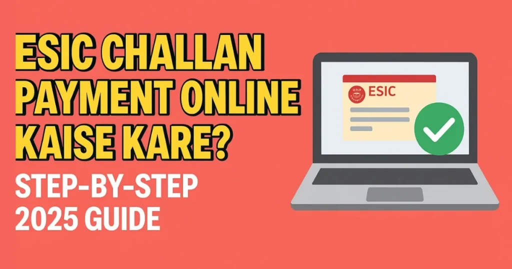 esic challan payment online