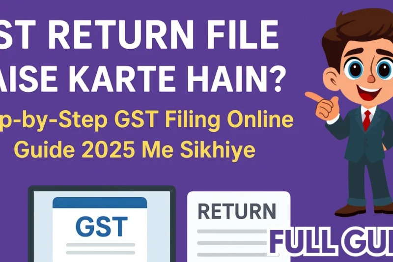 GST Return File Kaise Karte Hain? Step by Step Online Fill